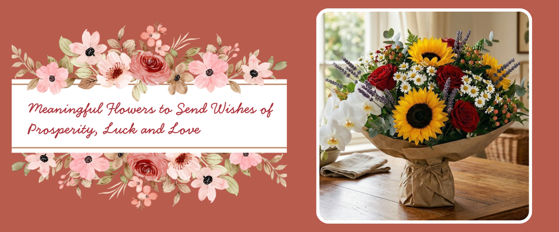 Meaningful Flowers to Send Wishes of Prosperity, Luck and Love