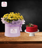 Lemon Drop Bliss & Red Velvet Sparkle Cake