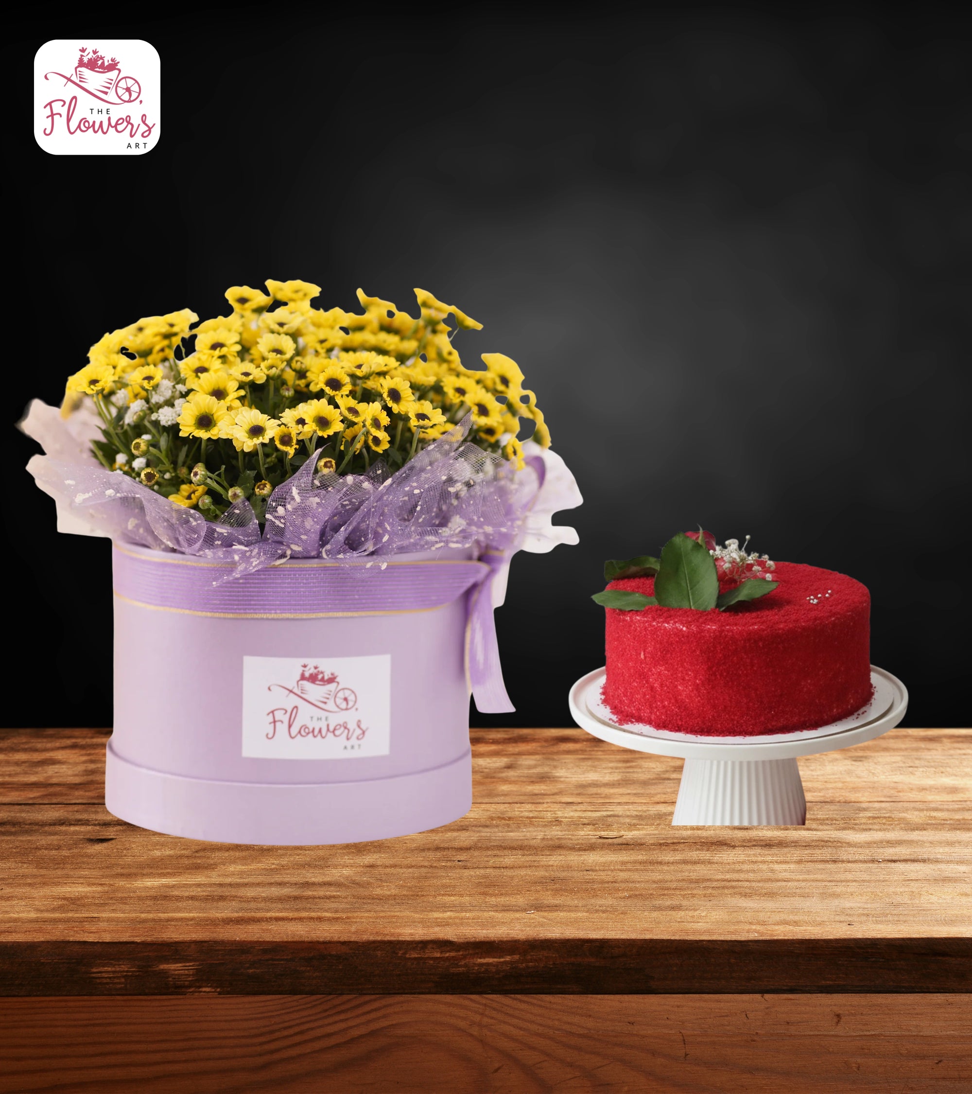 Lemon Drop Bliss & Red Velvet Sparkle Cake