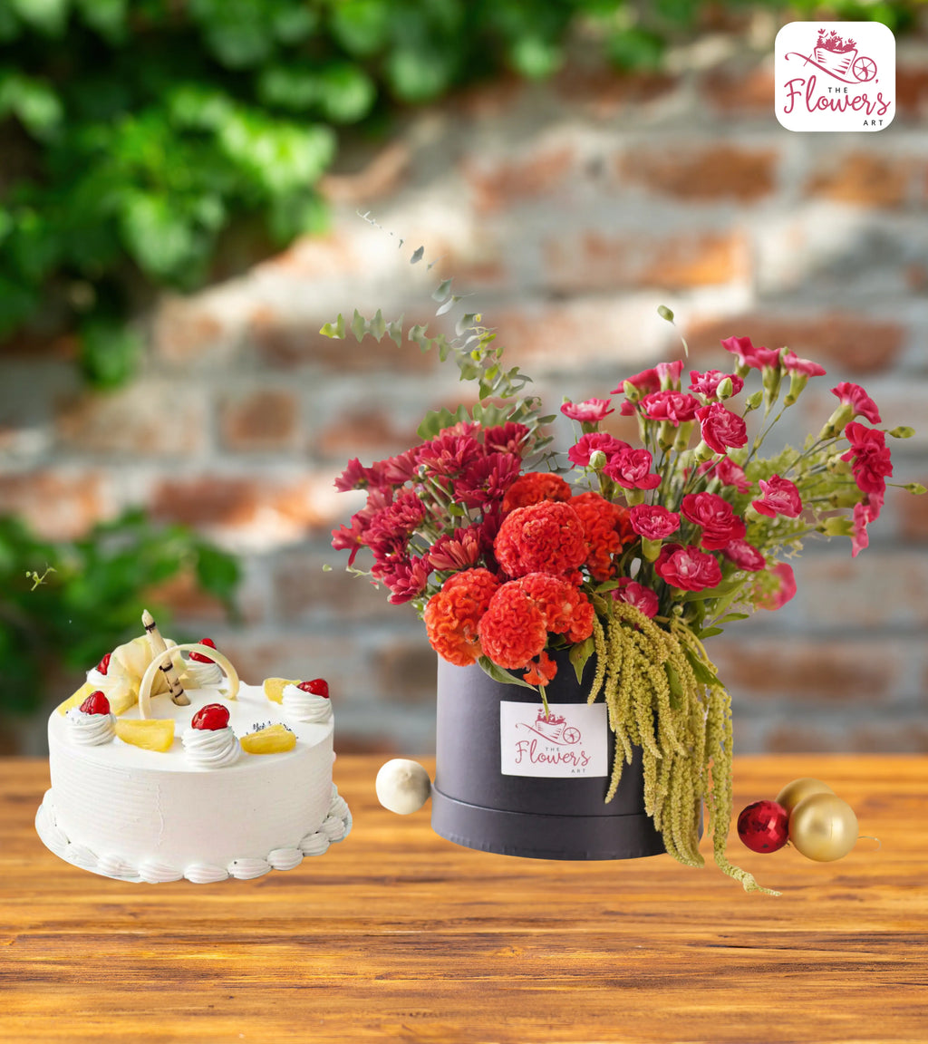 Autumn Glow & Pineapple Cake