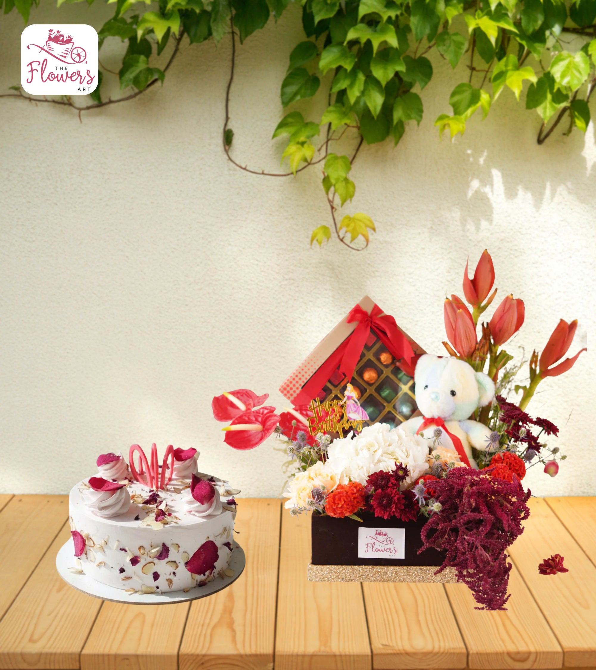 Blushfern & Rose Falooda Cake