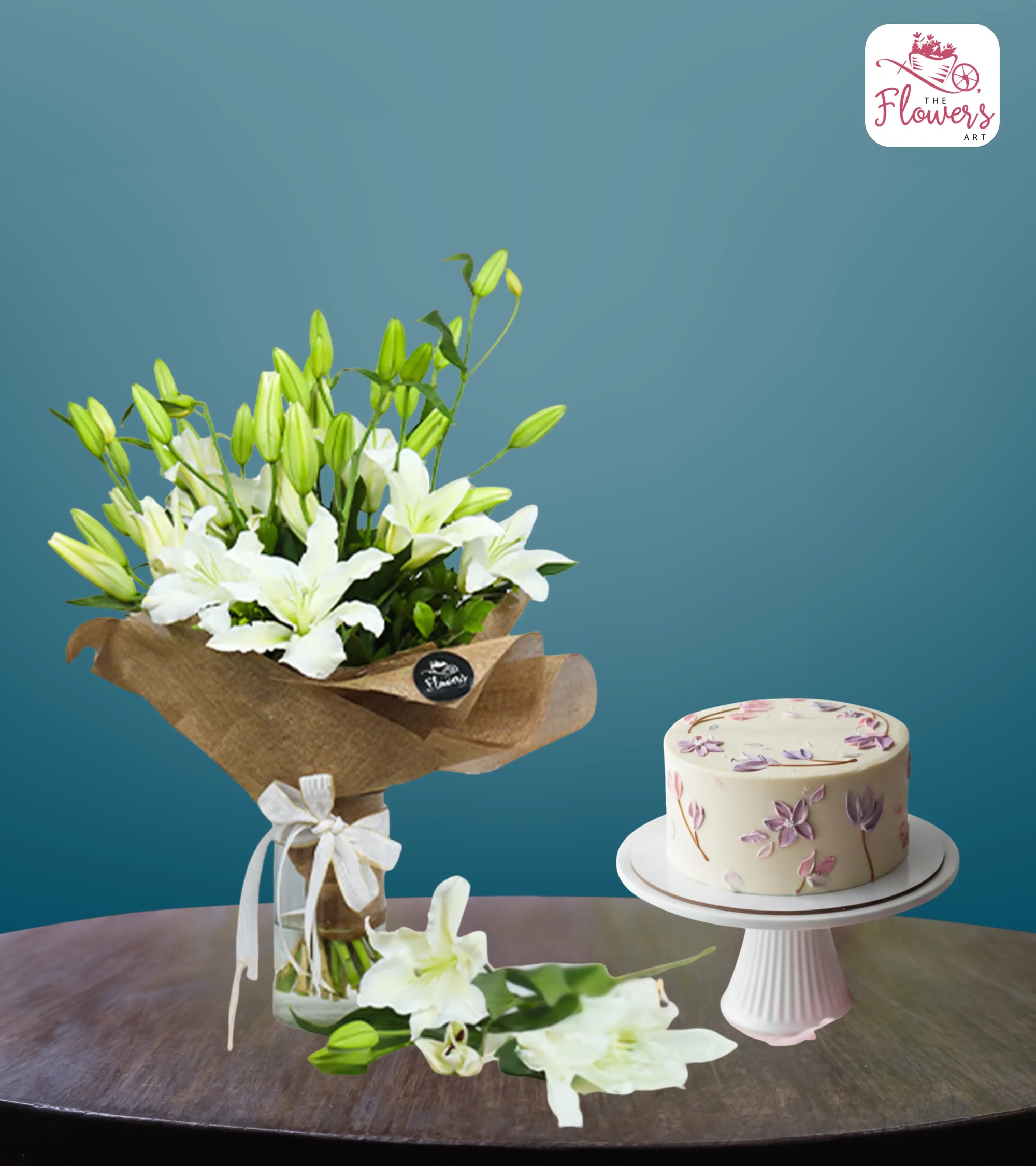 Celestial Whites & Chocolate Truffle Cake