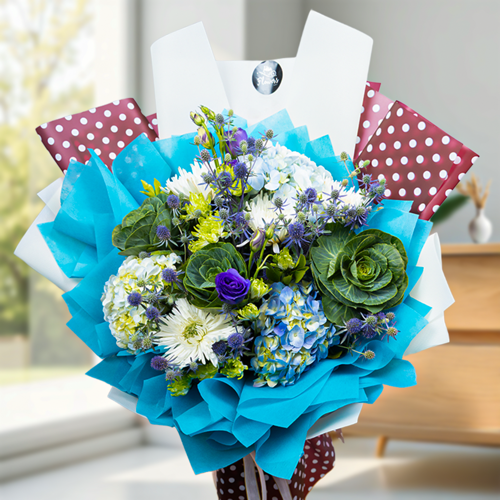 Blue Hydrangea Bliss