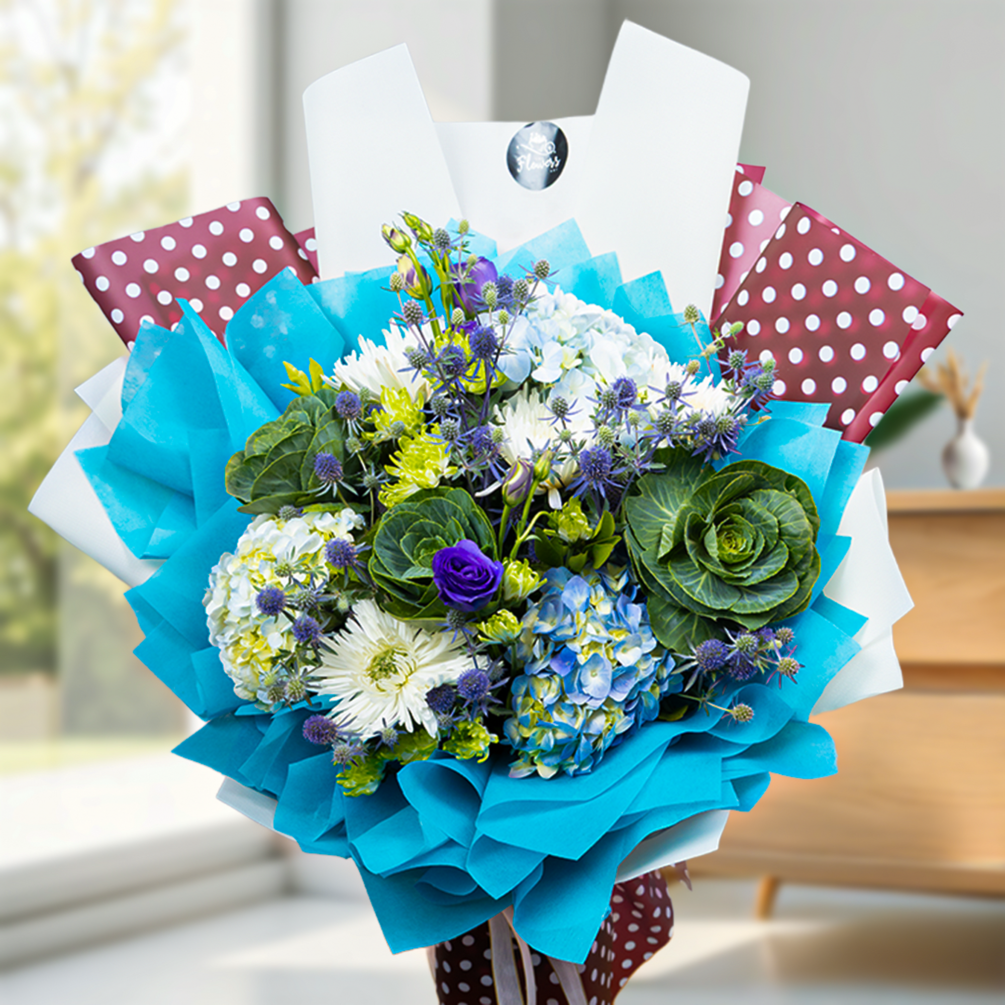 Blue Hydrangea Bliss