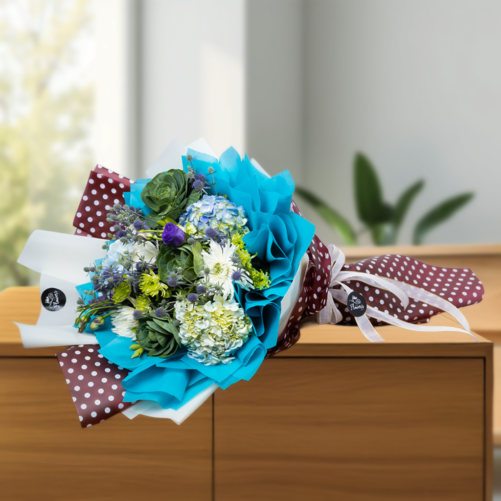 Blue Hydrangea Bliss