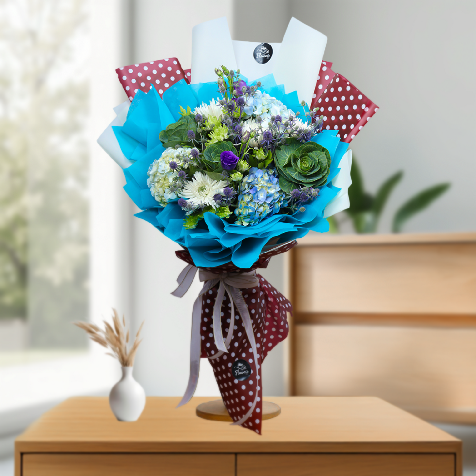 Blue Hydrangea Bliss