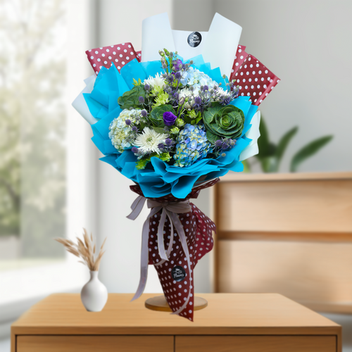 Blue Hydrangea Bliss