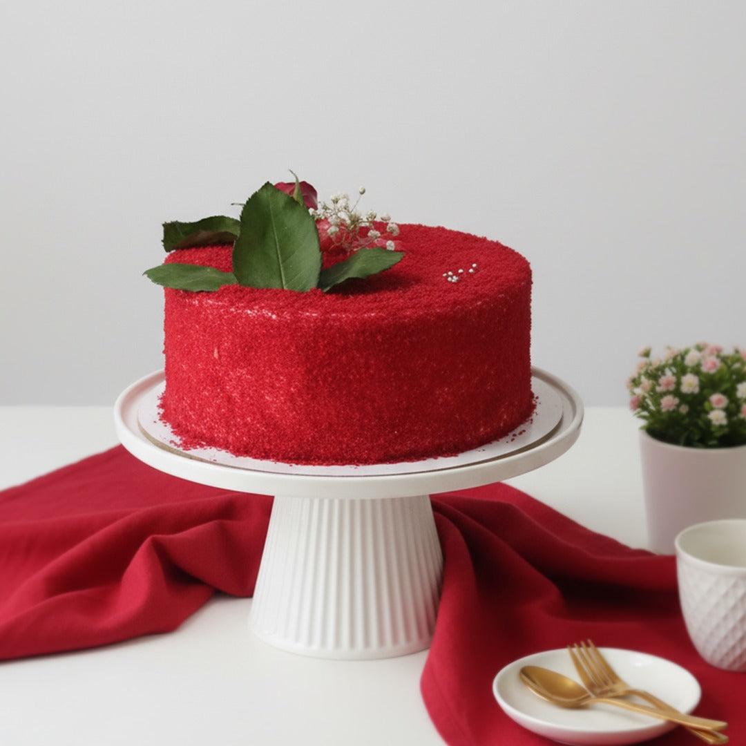 Petals and Party & Red Velvet Sparkle Cake