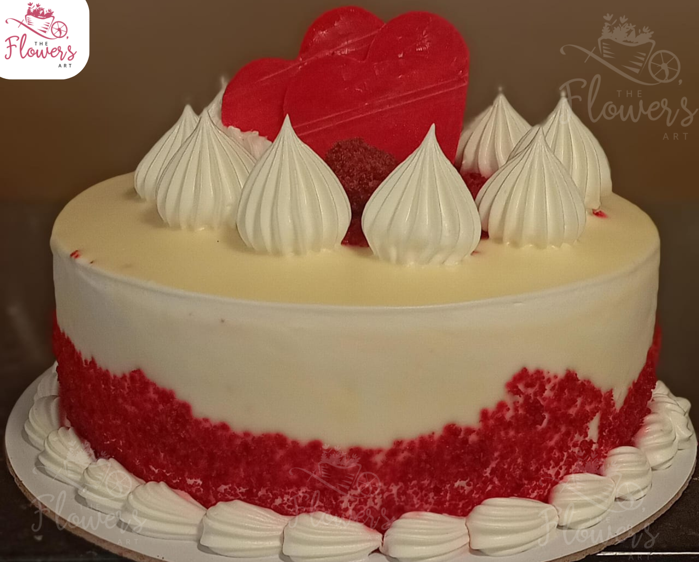 Pink Whimsy & Red Velvet Cake