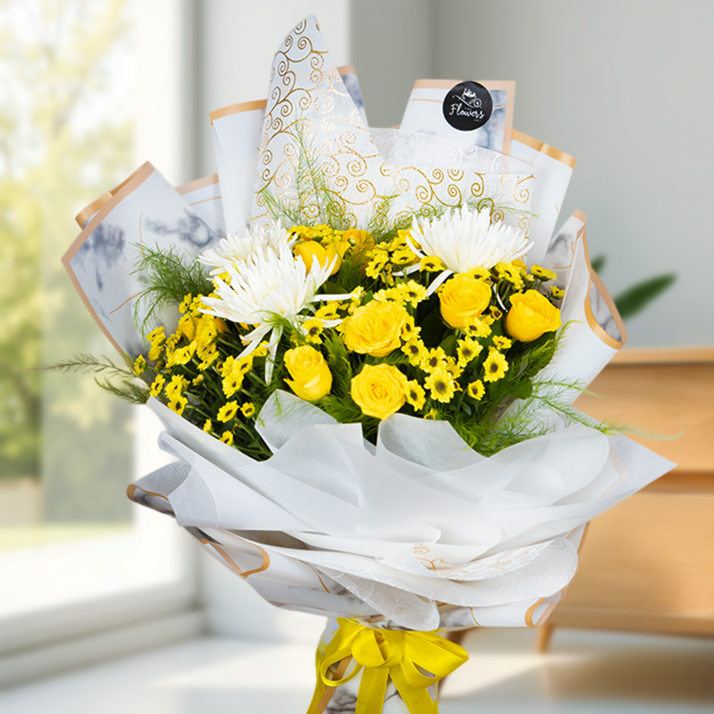 Sunlit Chrysanthemum