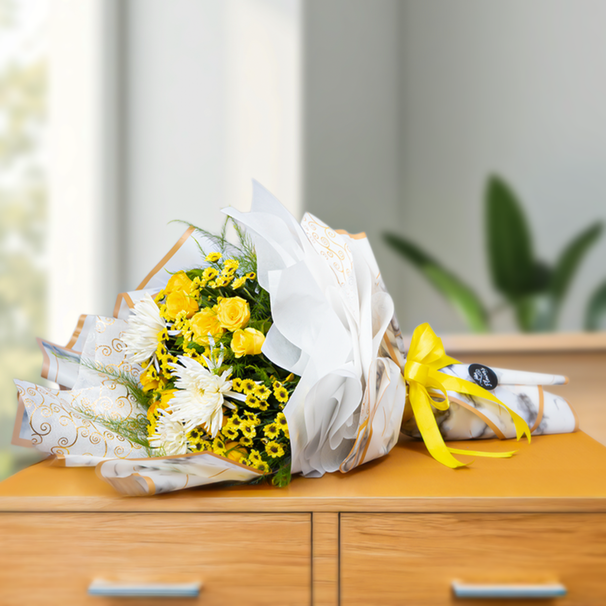 Sunlit Chrysanthemum